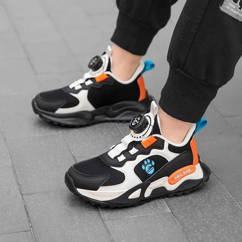 Childrens Casual Shoes For Boys Breathable Sneaker Girls Fashion Air Mesh Kids Students School Running Sports ShoesXJ250318
