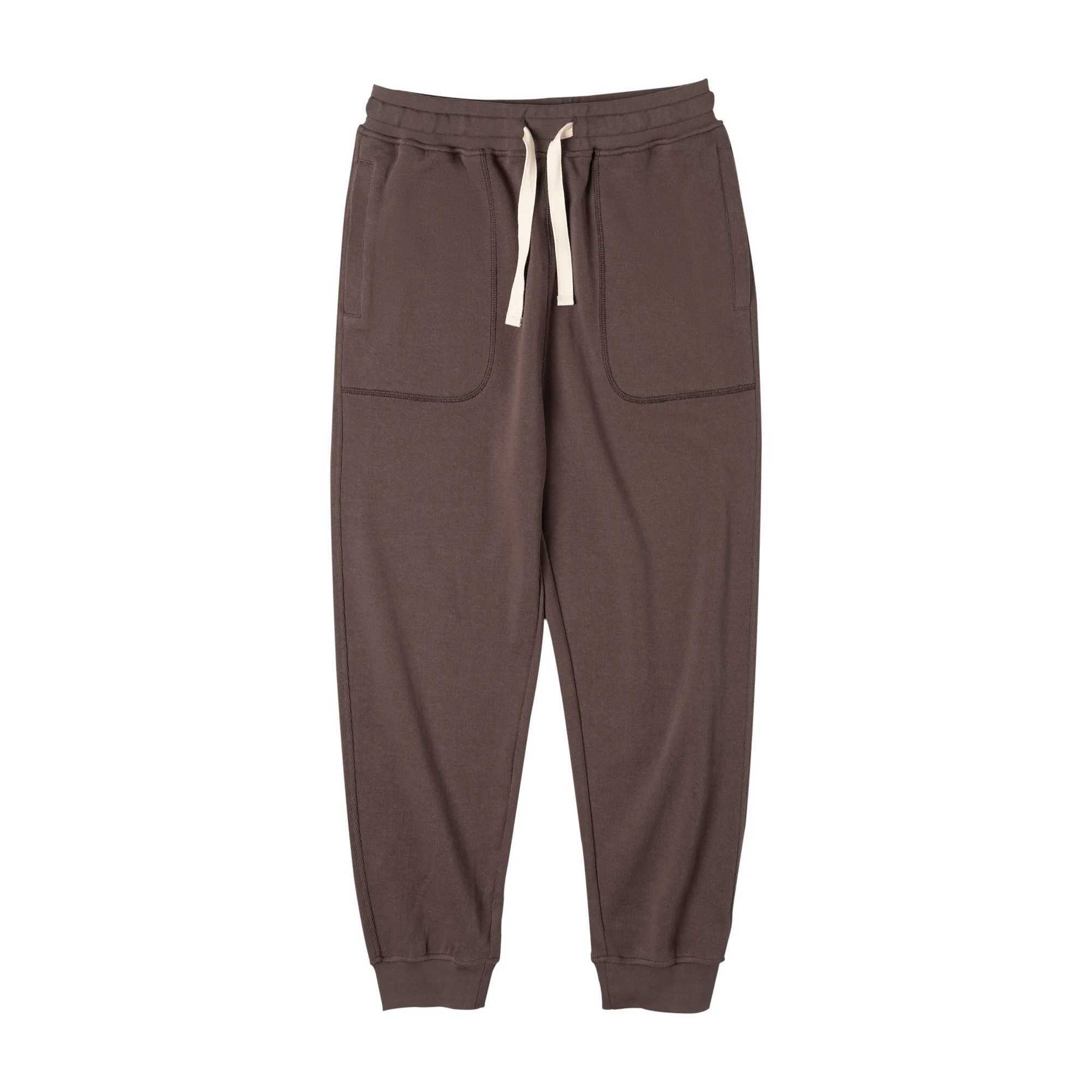 Maden casual grey running sports pants with large pockets and drawstring training pants comfortable and elastic waist mens running pants W250318