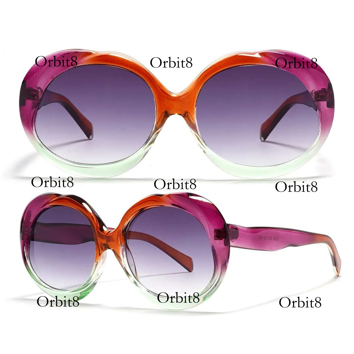 5106 Oversized Oval Sunglasses for Women - Chic UV400 Protection Fashion Eyewear Y2K Retro Celebrity Inspired 503306