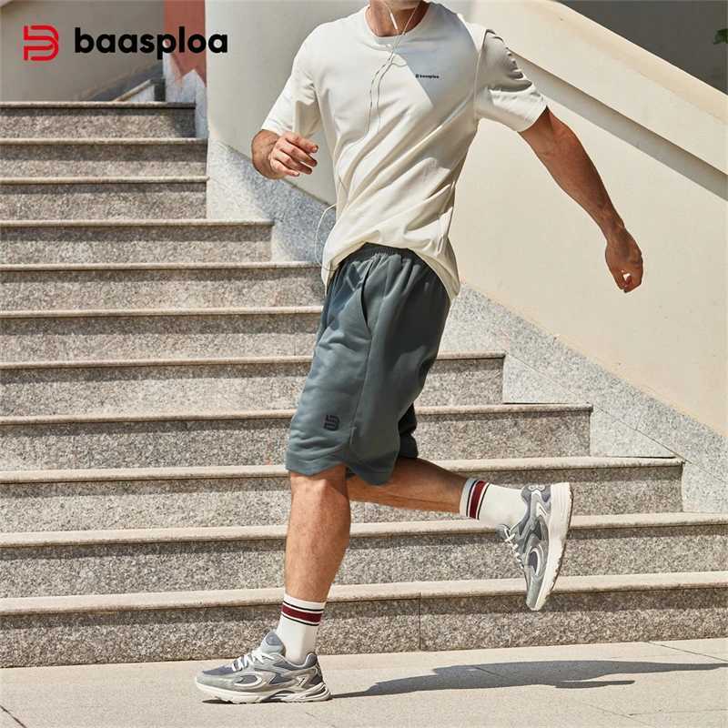 Baaslpoa new mens running shoes casual mesh fabric breathable and non slip walking shoes M outdoor basketball sports shoes Y250320