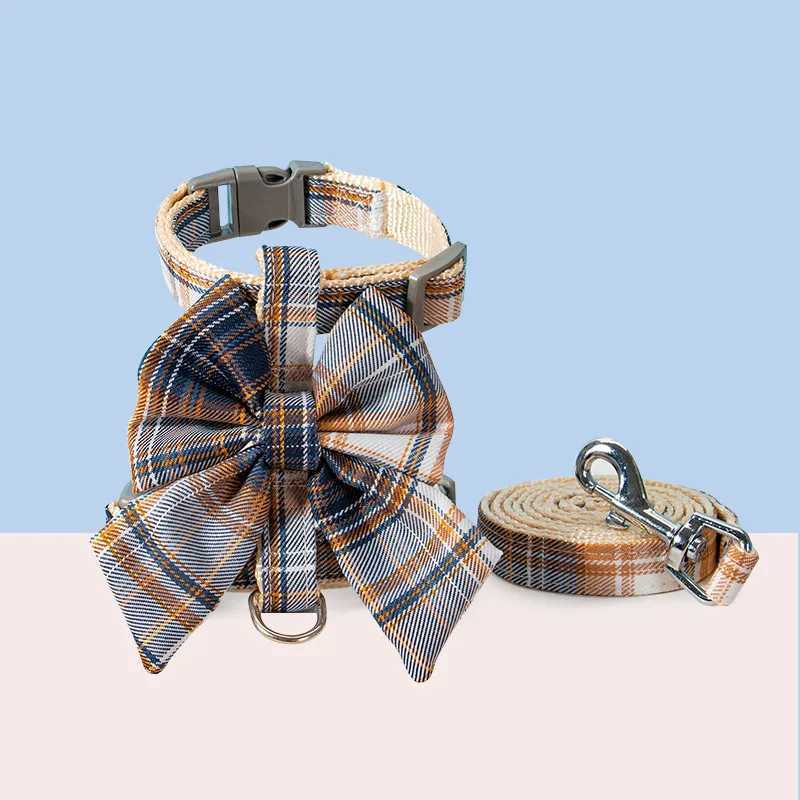 Cat Dog Collar Cute Pet Harness with Breast Strap Traction Rope Cat Clothes Harness Vest Princess Puppy Kitten AccessoriesT250318