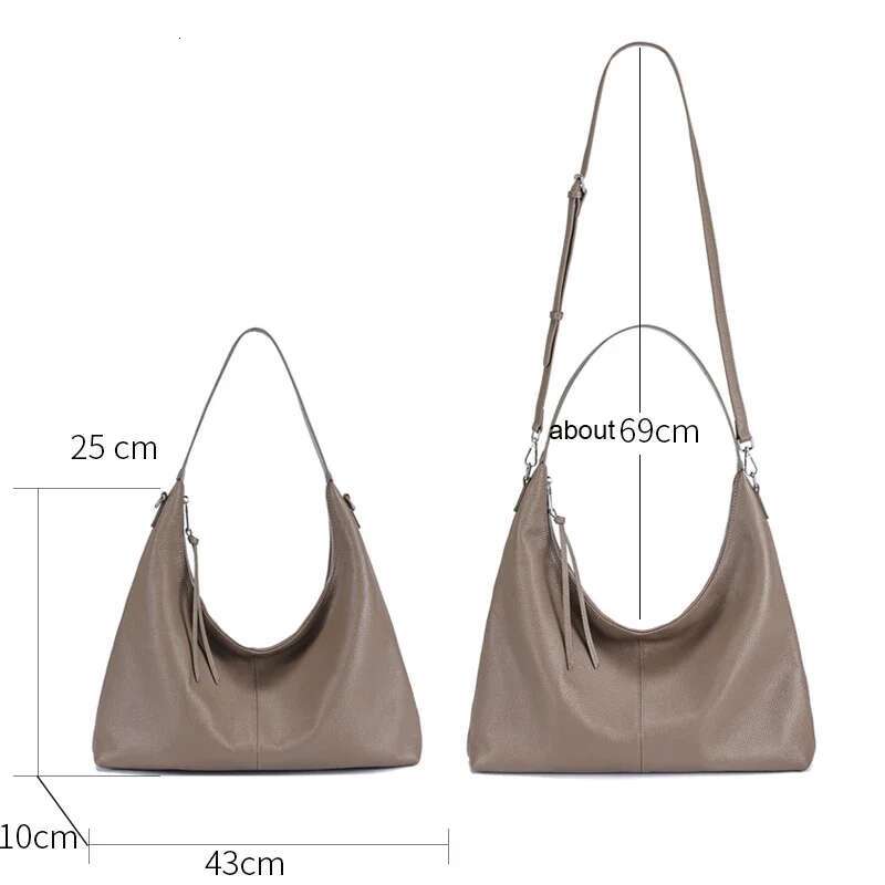 Women Cow Genuine Leather Shoulder Bag Ladies Soft Natural Cowhide Handbag Female Fashion Design Crossbody Bags For Lady