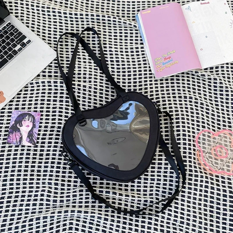 Love Heart Itabag Women 2025 Transparent Crossbody Bags Girls Purses and Handbags Ita Bag for Girls JK Uniform Bag 250318