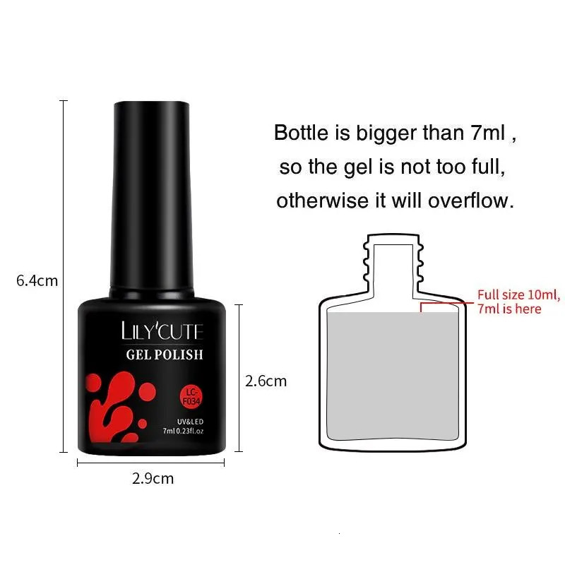 LILYCUTE 12PCs/Set 7ml Macaron Nail Gel Polish Set Semi Permanent UV Gel Nail Varnish Soak Off Gel Nail Polish Kit Nails 250314