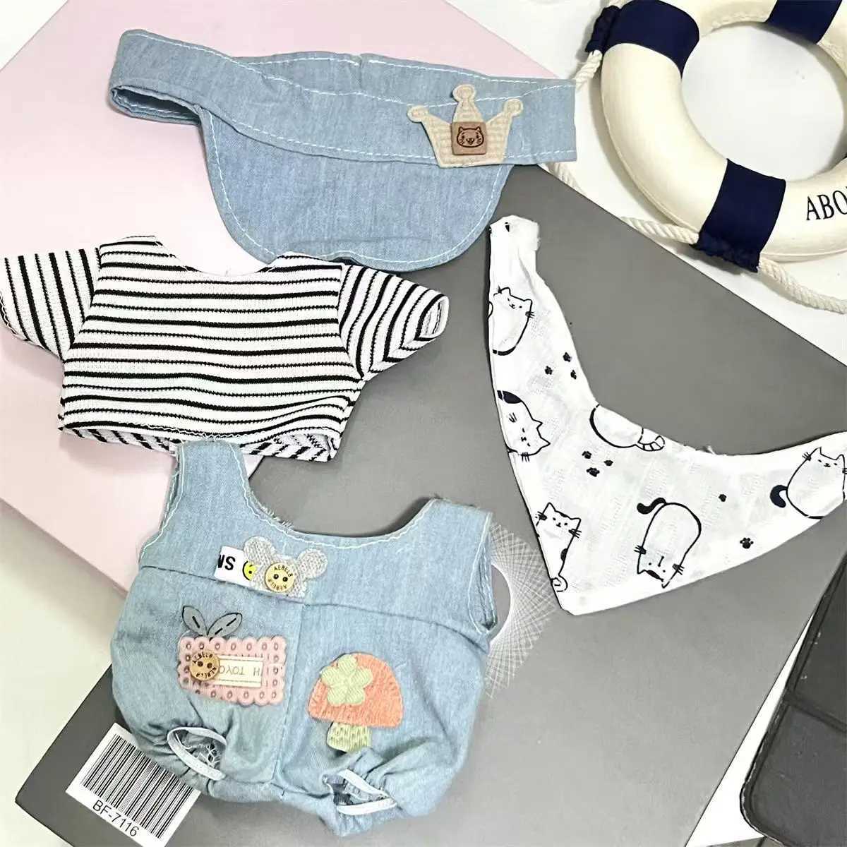 20CM stuffed doll dress up casual clothing love and deep space Xavier Zayne Rafayel ralayo Sylus hat clothing accessoriesT250318