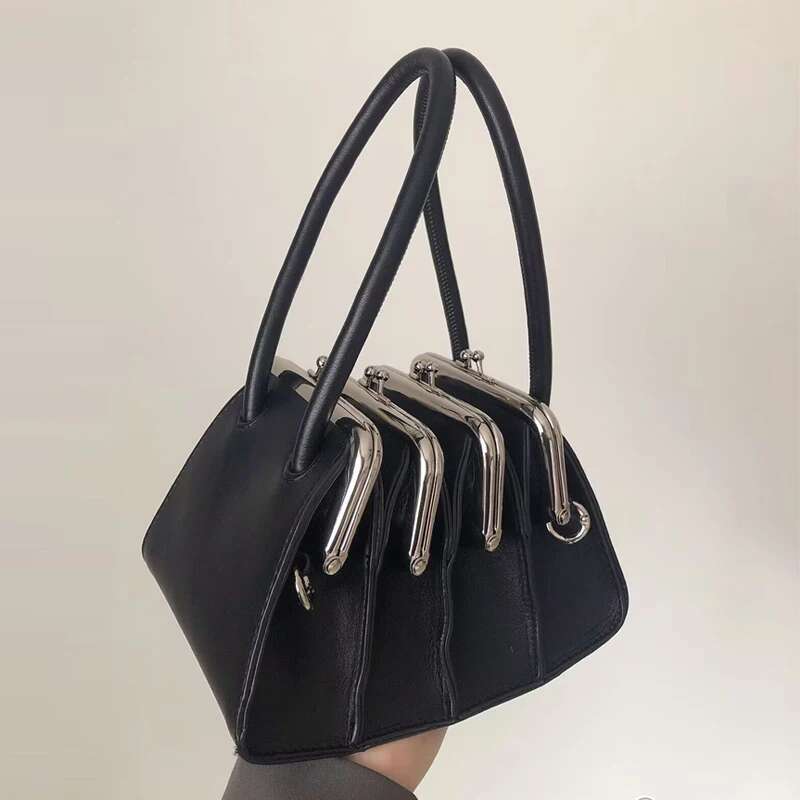 Multi-Layer Organ Clip Bag Purses Handbags For Women Designer 2023 New Fashion High Quality Lady Shoulder Crossbody Bags