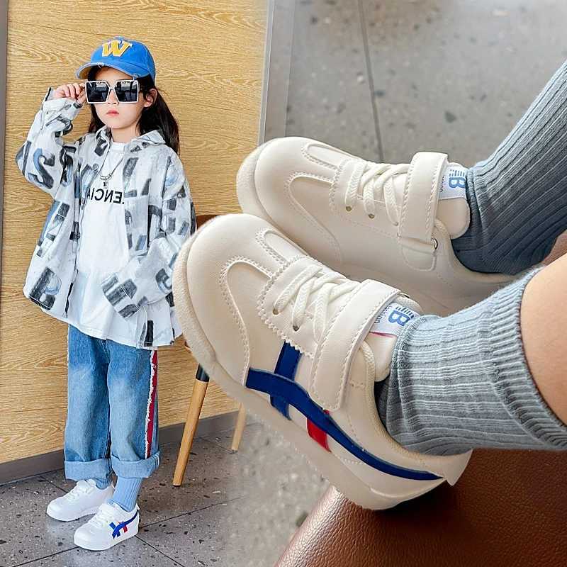 Four Seasons Childrens Sneakers Light Blue Soft Non-slip Boys and Girls Gump Shoes 3-16 Years Old Pink Casual Kids Board ShoesXJ250318