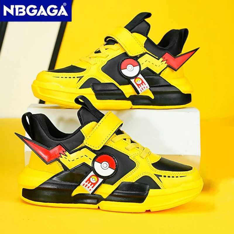 Four season sports childrens sports shoes outdoor boys classic running shoes Pu leather childrens walking shoes casual W250318