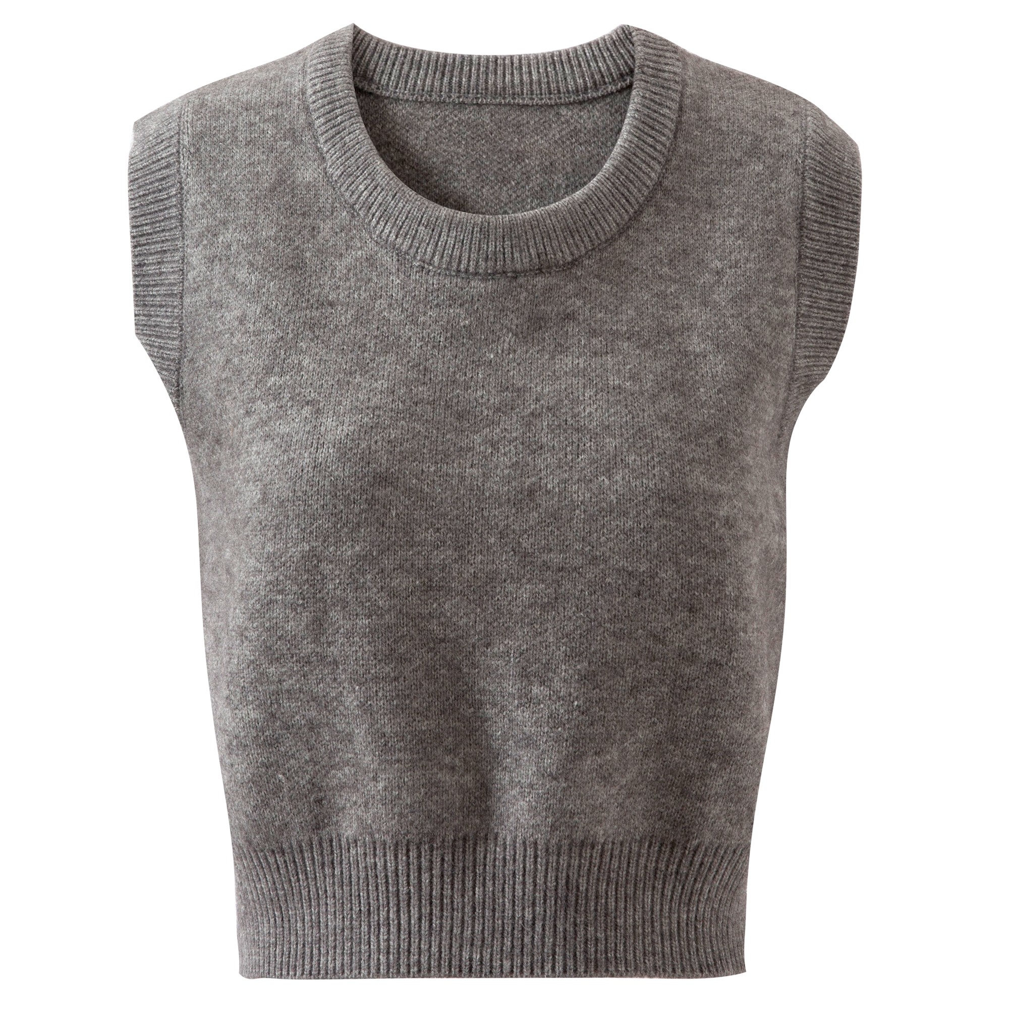 Elegant Women's Knitted Wool Vest - Fashionable and Simple Design