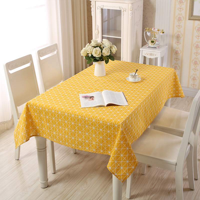 Waterproof Leave-in Dining Table Coffee Table Mat Dining Table Cloth Oil-proof Tablecloth