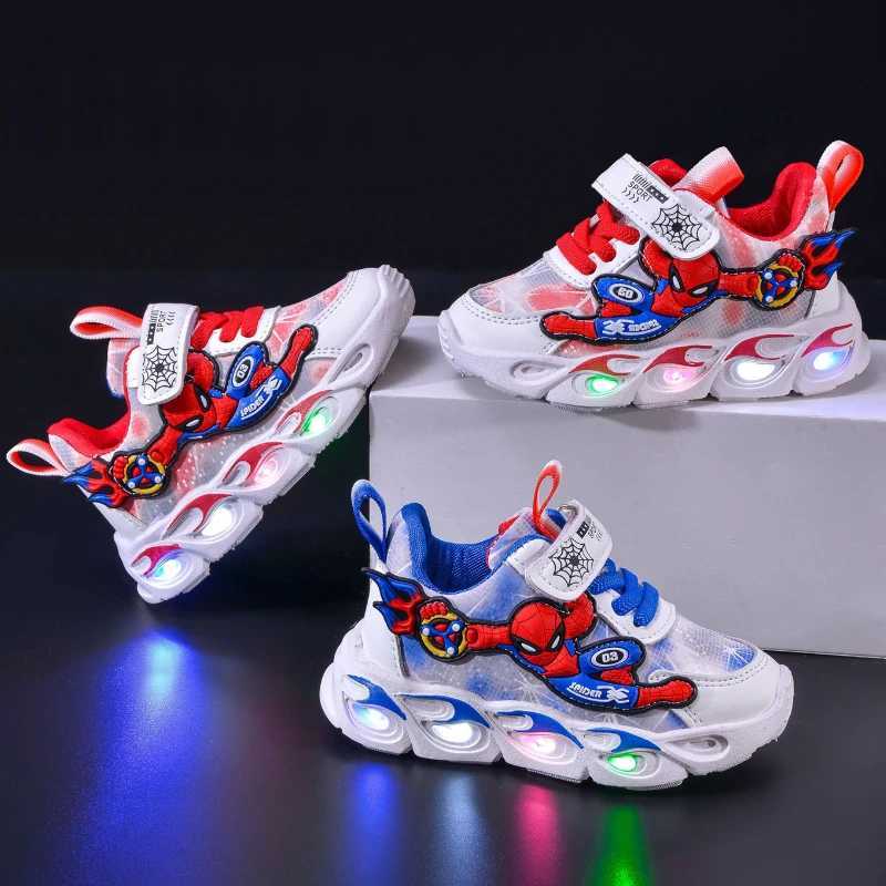 Fashion Spider Man baby boys sports shoes spring/autumn childrens sports shoes light sports shoes fashion childrens sports casual shoes W250318