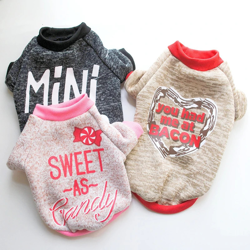 French Bulldog Dog Jacket Winter Clothing Print Hoodie Puppy Cat Sweater Pet Supplies 250318