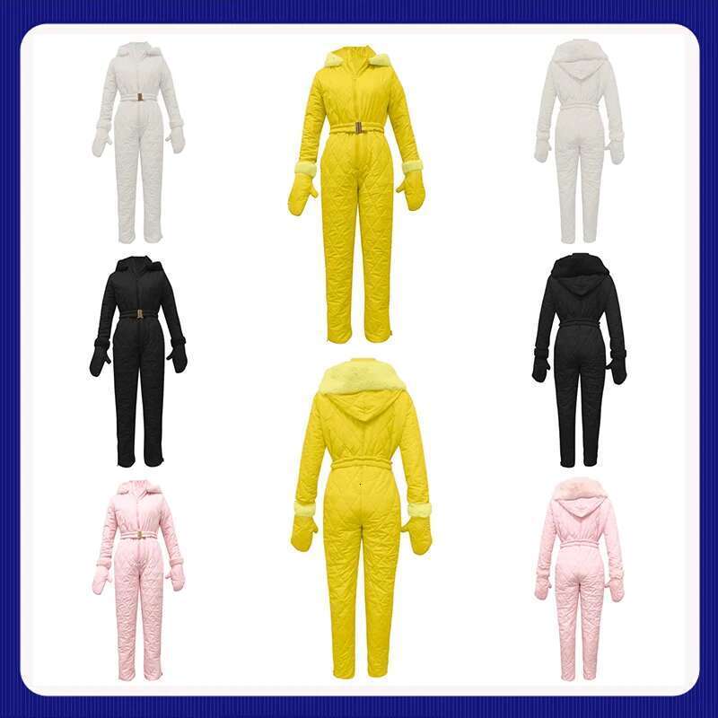 Tight Dress Couple's Solid Color Ski Windproof Waterproof Snowboarding Winter Outdoor Warm Snow Sports Pants Skiing Suit