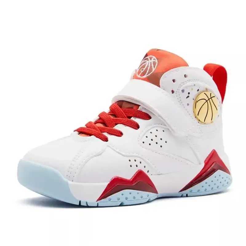 2024 childrens basketball shoes anti slip comfortable sports shoes boys outdoor training basketball sports shoes W250318
