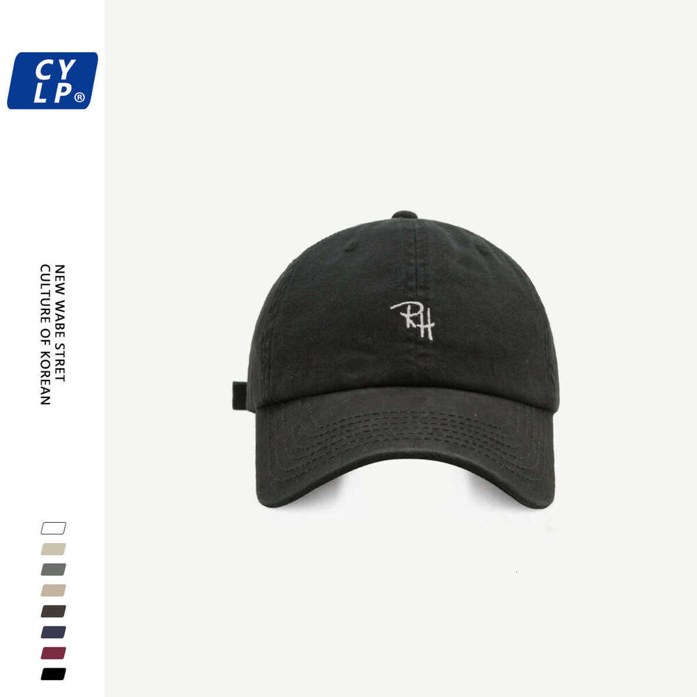 Hat, men's and women's street trendy brand, embroidered letters, baseball summer Korean version, couple's simple duckbill cap, looks sm