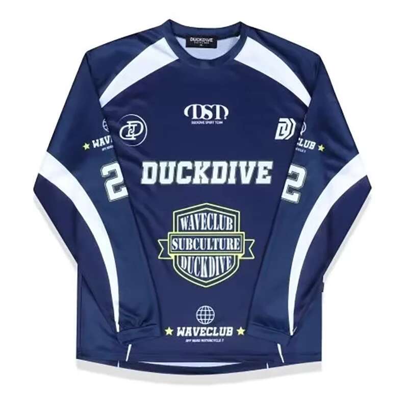Hip-Hop Motocross MTB Shirt American Duckdive Road Mountain Racing T-Shirt Bicycle Cycg Bike Motorcycle Jersey