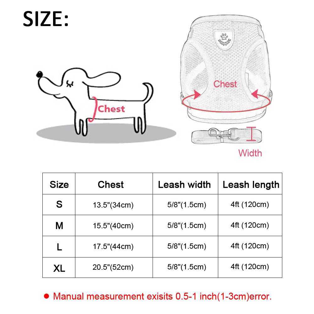 Cat Harness and Leash Set Reflective Kitten Puppy Dogs Jacket Mesh Pet Clothes For Small Dogs Pet Chihuahua Yorkies PugT250318