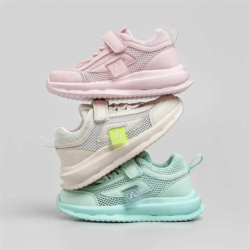 Boys Girls Sneakers Kids Tennis Running Shoe Child Air Mesh Athletic Sport Gym Lightweight Breathable Shoes Soft School TrainersXJ250318