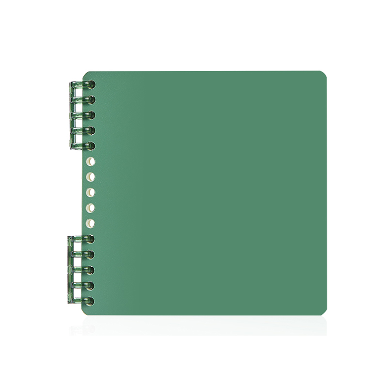 High Contour Square Flipped Top Loose-Leaf Notebook in Horizontal Format
