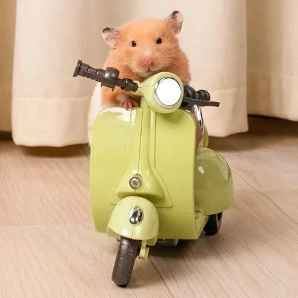 Mini electric bicycle doll motorcycle spinning childrens toy for Labubu toy car creative doll accessories Y250318