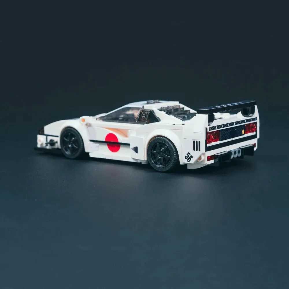 351 MOC Speed Champion DIY Walk F40 Building Blocks Splicing Assembly Model Toy Bricks Childrens Birthday Gifts W250318