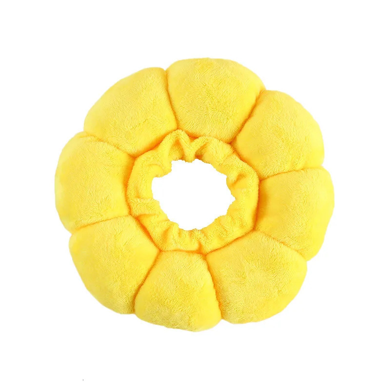 Sunflower Pet Elizabethan Collar Adjustable AntiBite Surgery AntiLick Wound Healing Cat Protection Collars Soft Plush 250318