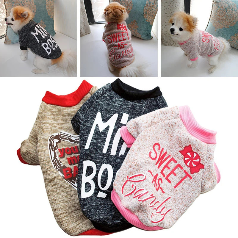 French Bulldog Dog Jacket Winter Clothing Print Hoodie Puppy Cat Sweater Pet Supplies 250318