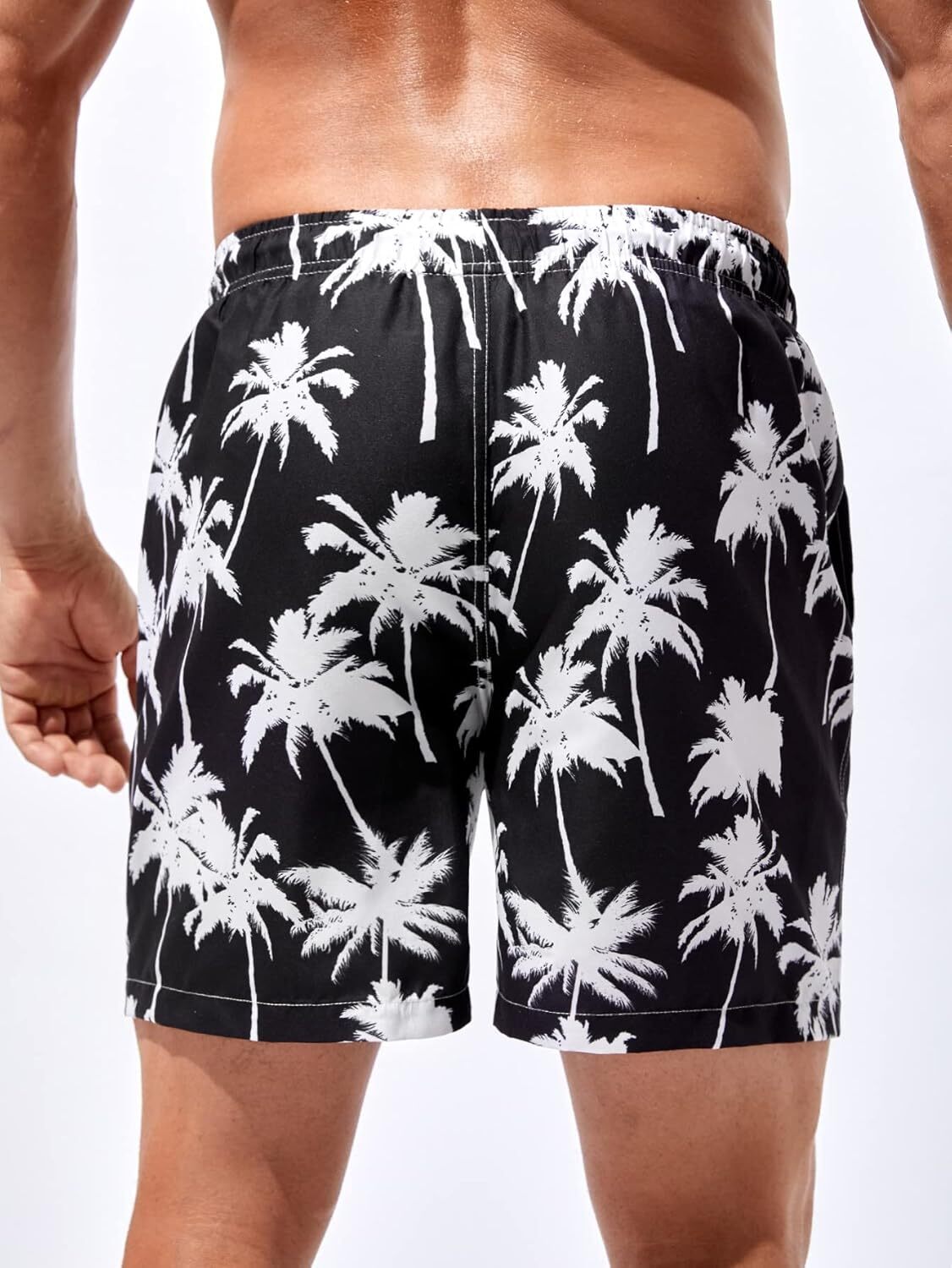 Men's Boho Swim Trunks Graphic Print Drawstring Waist Shorts Bathing Suit Fashion print
