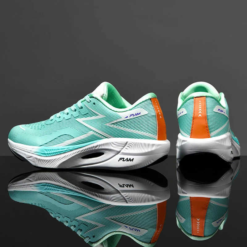 2025 New Running Shoes Carb Board Marath Men Sports Breathable Lightweight Wens Cfortable Athletic Nskid Sneakers Z250318