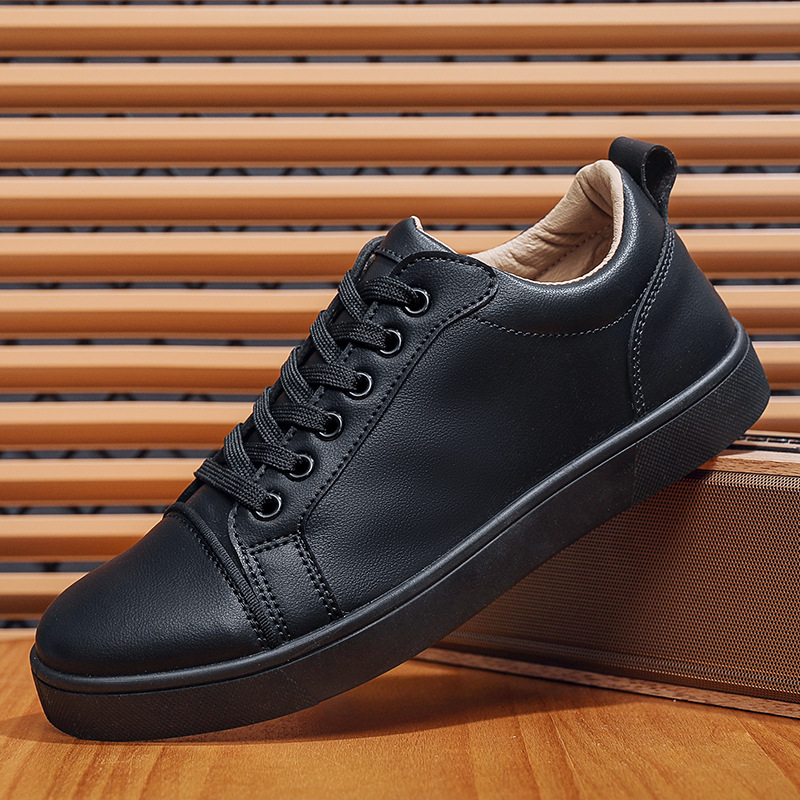 Spring and autumn sports shoes men's shoes new white casual fashion small white shoes Korean version of black board shoes