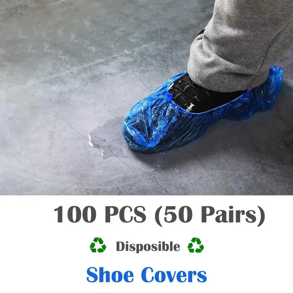 Automatic Shoe Cover Machine Waterproof Disposable Shoes Overshoes Dispenser Portable HandFree for Home Office 250318