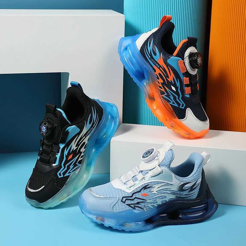 New anti slip leather childrens sports shoes suitable for boys running lightweight casual shoes fashionable dragon pattern size 28-39 W250318