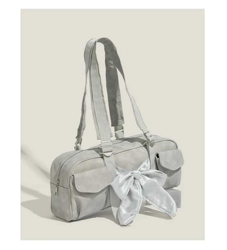 JIAERDI Grey Sole Bag Wenxin Hot Girl Pocket Fashion Casual Y2k Handbag Fem Harajuku Underwear Bag Ahetic Y250318