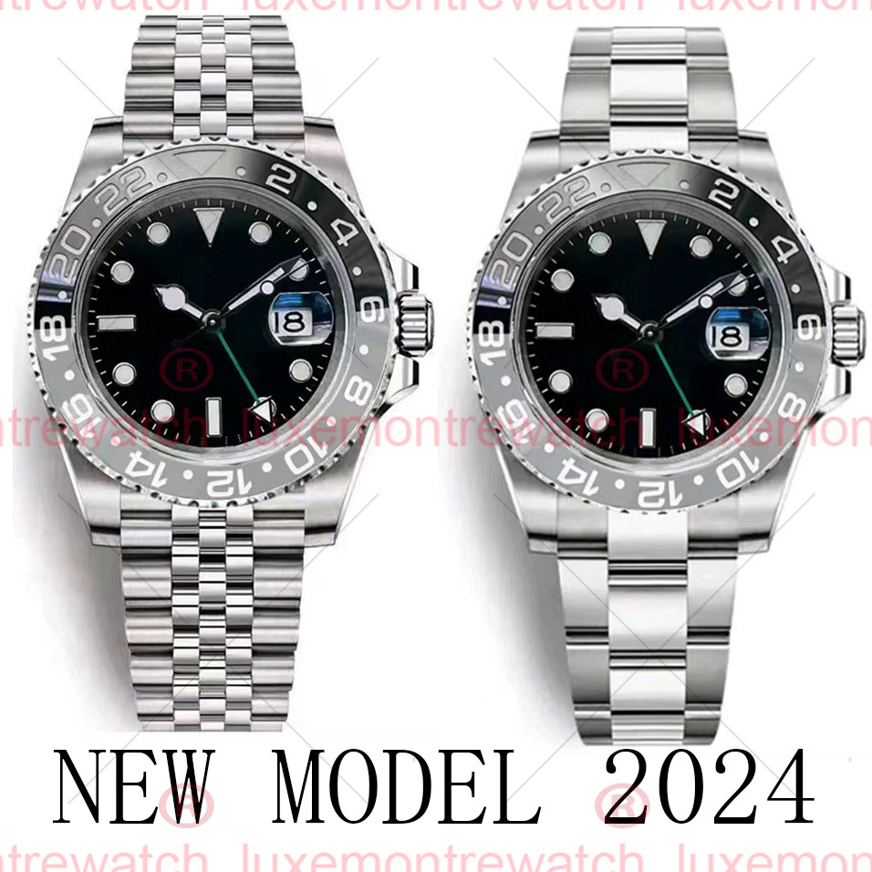 Watch Bruces Waynes Top Model Hours PIN Real Adjustable Oneself Watches Ceramic Bezel Mens Mechanical Automatic Movement Watch Men Band Date Wristwatches Rl11