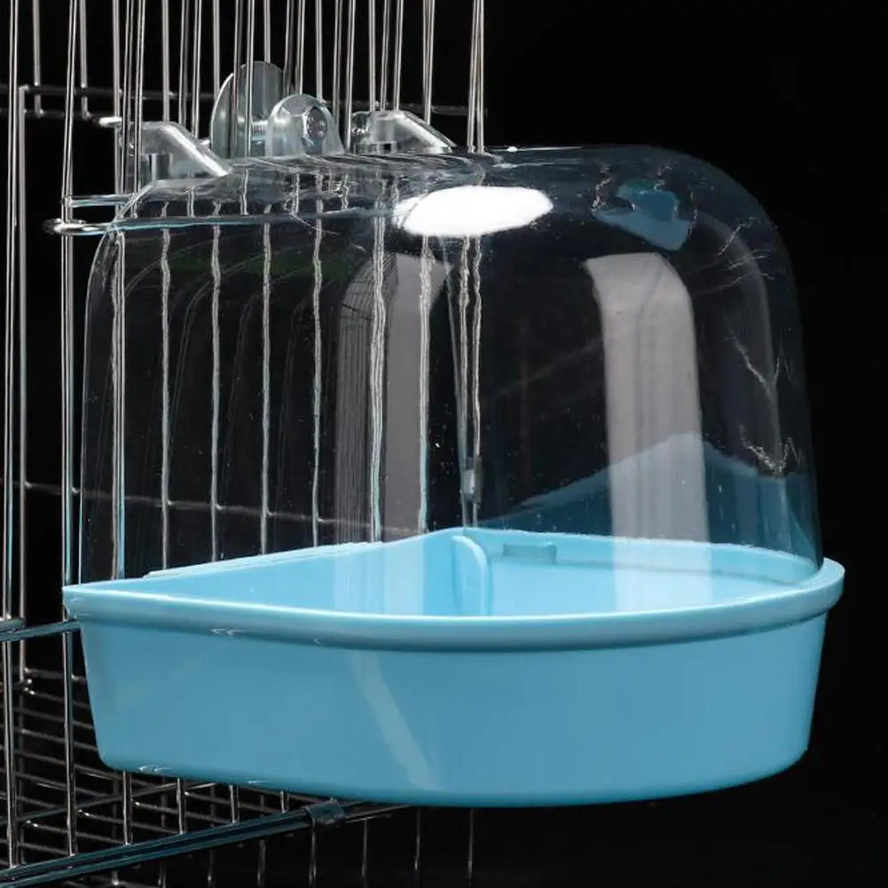 Hanging bird bath waterproof and wearresistant easy to clean cage style external suitable for birds such as parrots Myn 250318
