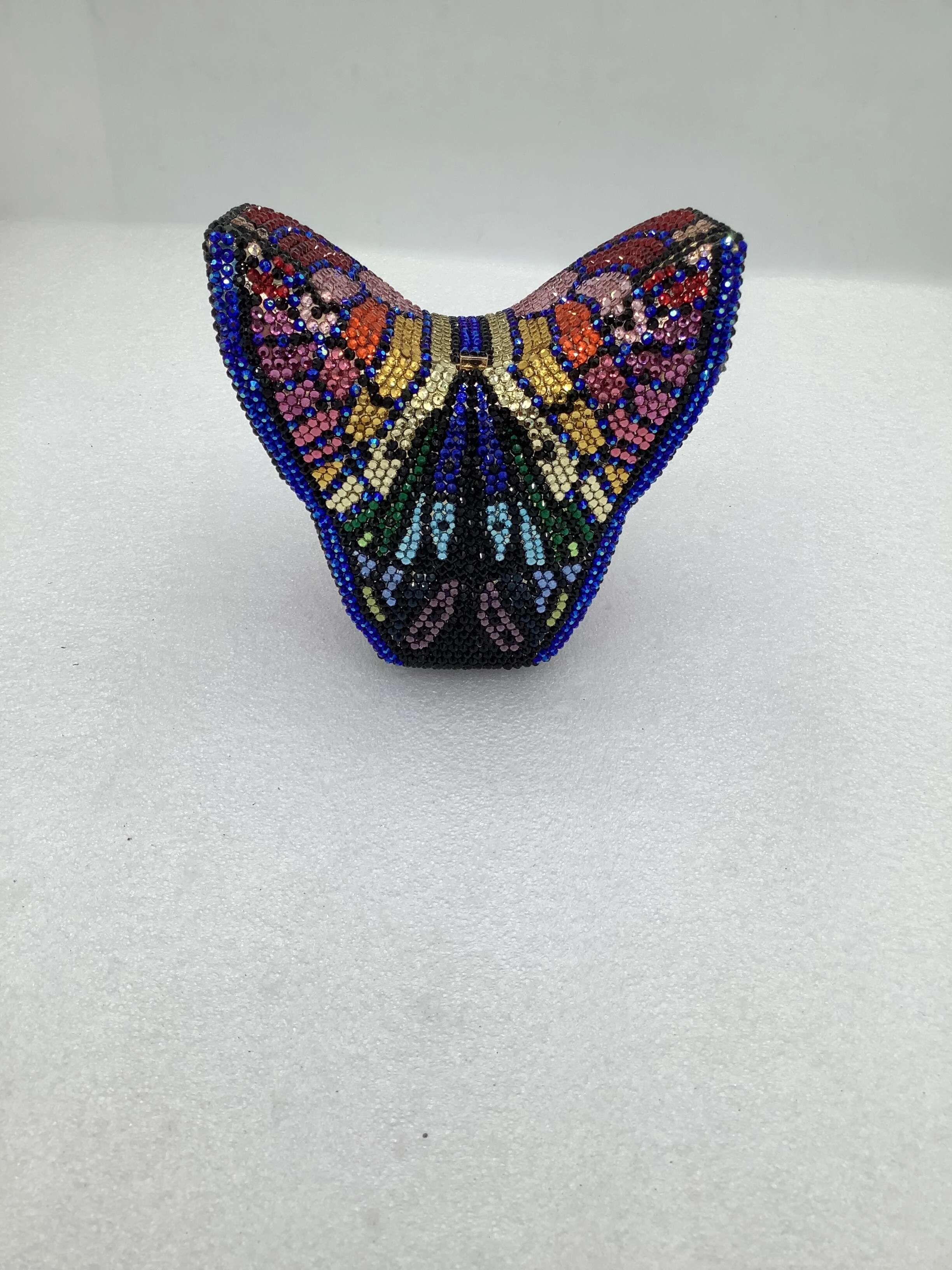 Lady Butterfly Rhies Clutch Purse Wedding Party Dinner Purses Dia Day Clutches Stone Women Gems Evening Bags