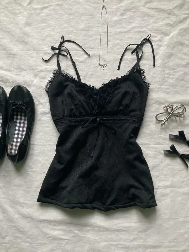 Punk Y2k Skirts Women Clothes Goth Sexy Ropa Aesthetic Stripe High Waist Lace Bow MIni Skirts Grunge Emo Girl 2000s Short Skirt 250318