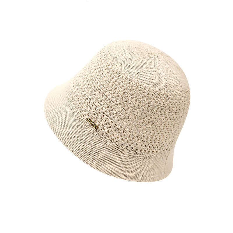 2024 autumn and winter new Japanese paper sunshade hat with hollowed out breathable fisherman casual basin hat, UV resistant
