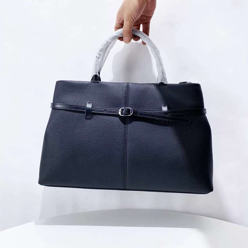 Genuine Leather Tote Bags For Women Designer Handbags Purses New In Vintage Large Capacity Briefcase Shoulder Crossbody