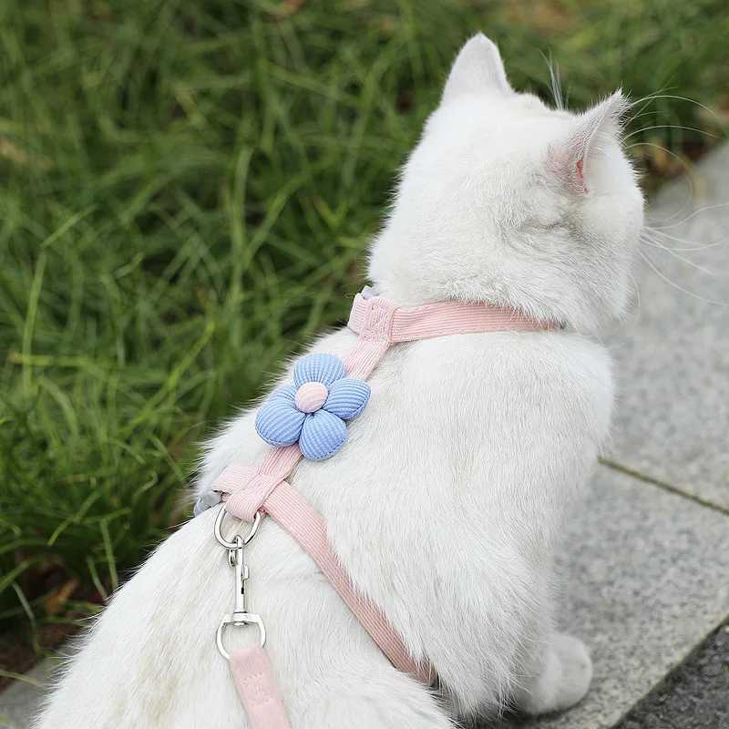 Cat Strap and Belt Set Adjustable Dog Strap for Small Dog Straps Breathable Pet StrapsT250318