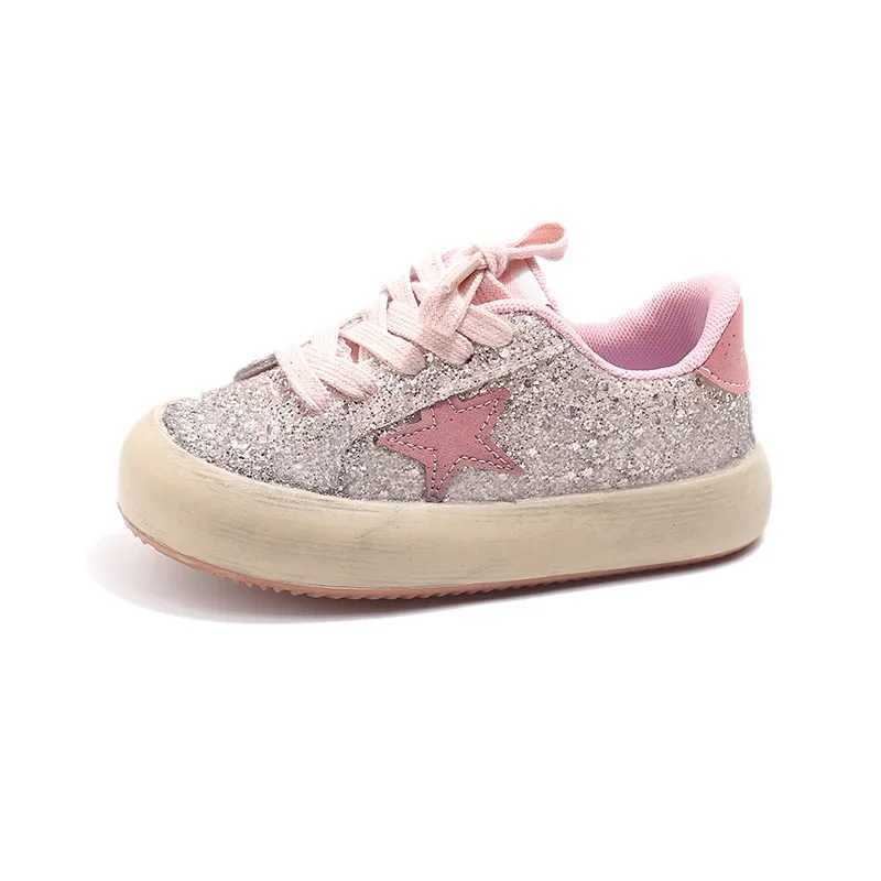 Childrens Fashion Star Board Shoes 2024 Autumn New Style Sle Korean Casual Shoes Small Womens Childrens Sports ShoesXJ250318