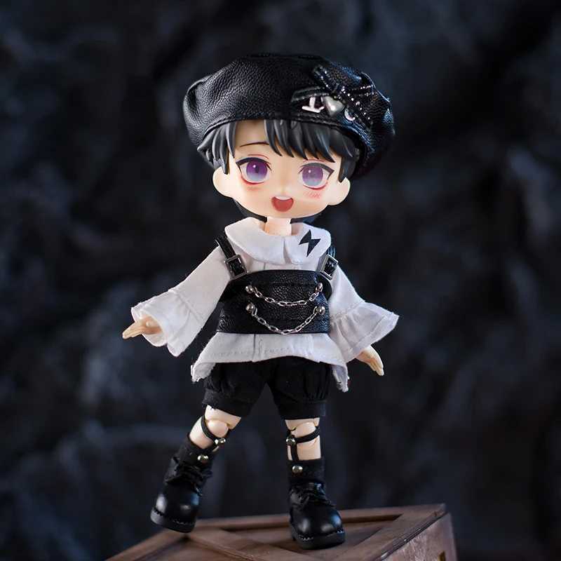 Ob11 Doll Gothic Clothes Uniform Suit Dress Shirt Hat Vest Shorts Set Clothes For Gsc Obitsu11 Molly P9 1/12bjd X250318