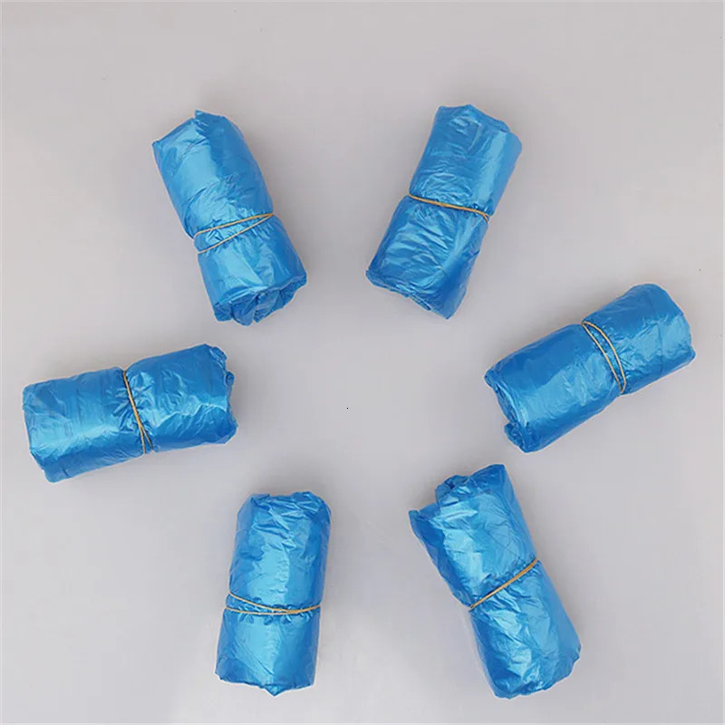 1 pack100 outdoor disposable rain shoe covers waterproof boot thick plastic multi colored optional anti slip shoes 250318