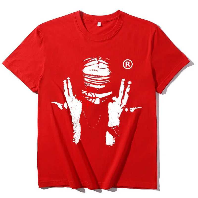 Retro Y2K Cotton T-shirt Harajuku Graphic Print Grunge Goth Casual Top Punk Oversized Short Sleeve T-shirt Hiphop Streetwear TeeT250318