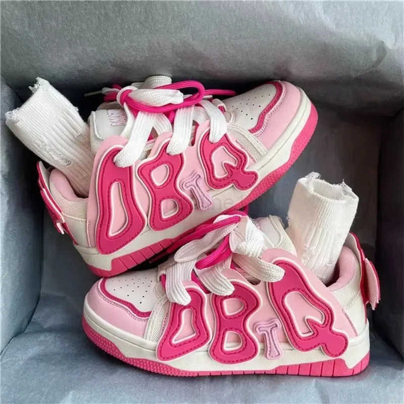 2023 New Style Cute Wens Shoes Letter Versatile Kaii Wen Shoes Little Girl Wear-resistant Sneakers Z250318