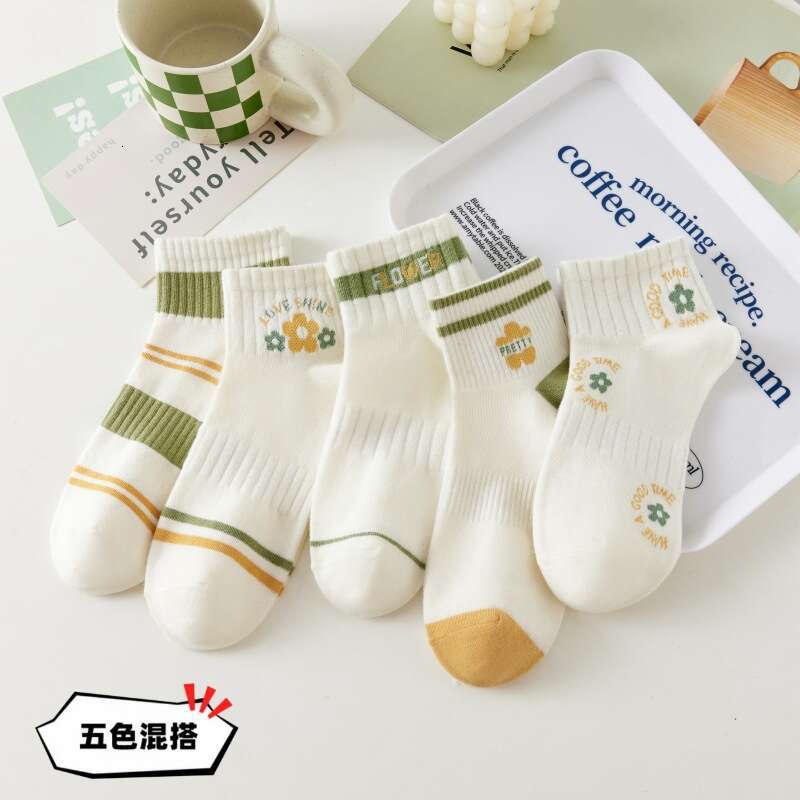 Designer Socks for Women Designer Socks Socks Short Spring/summer Thin Shallow Mouth Boat Cotton Cute Casual Summer Breathable and Odor Proof Womens S