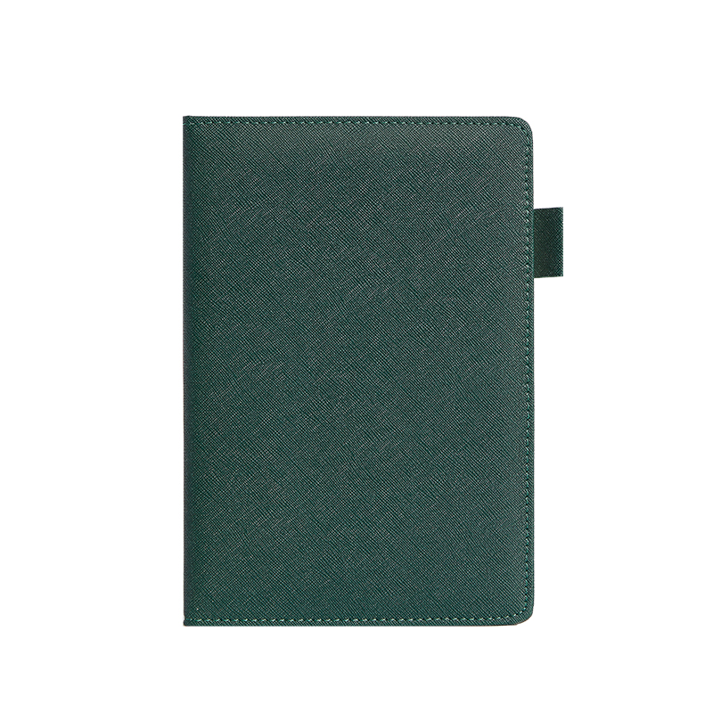 Elegant Crosshatch Texture A5 Size Notepad for Workplace Use