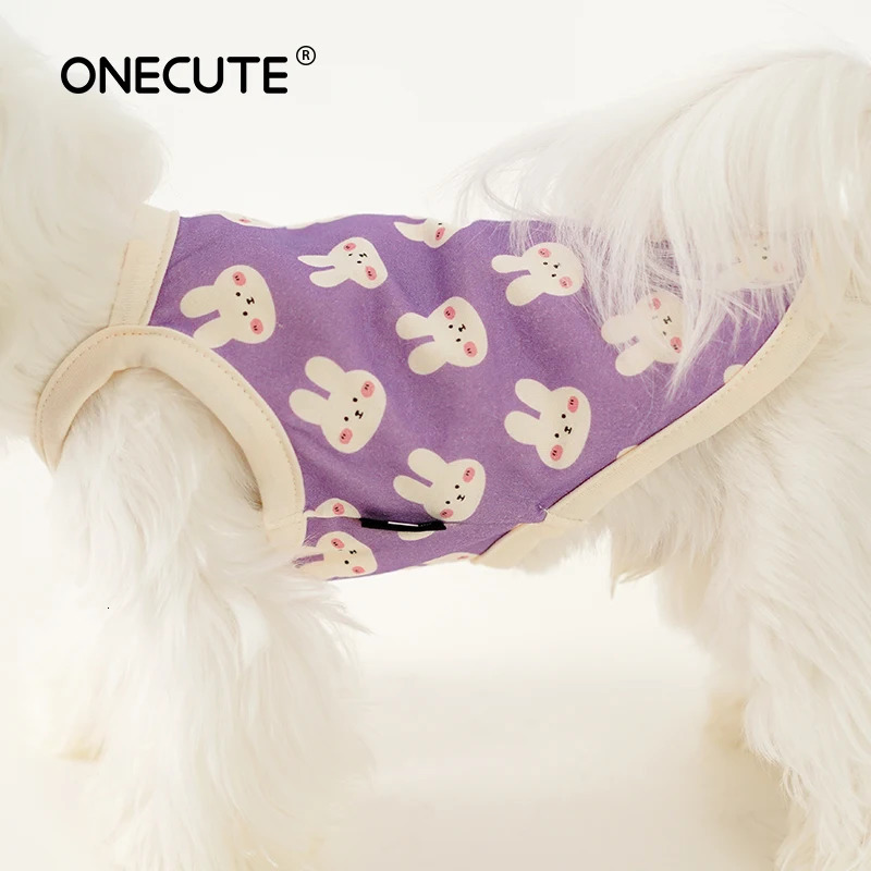 Pet Dog Vest Summer Cool Clothing Cartoon Animal Cute Breathable Yorkshire Chihuahua 250318