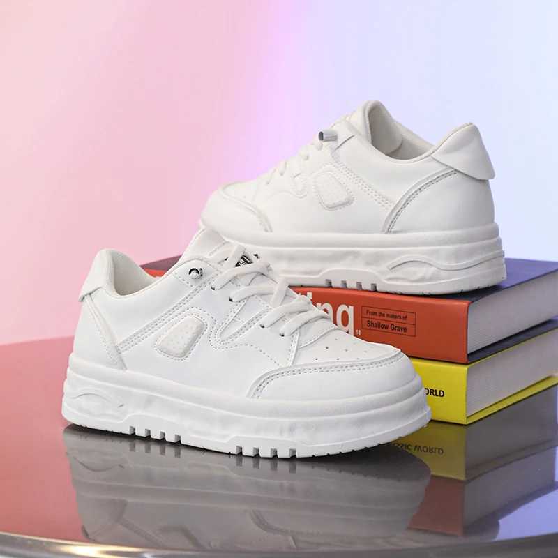 Childrens sports shoes boys fashionable design white sports shoes girls non slip casual shoes breathable student shoes childrens sports shoes W250318