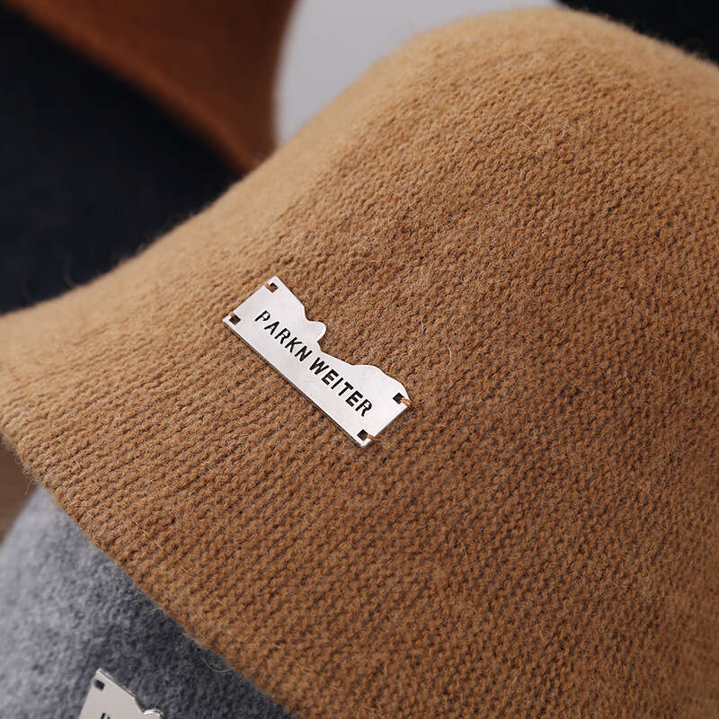 New Iron Label Women's Fashion Trendy Style Solid Color Pot Spring and Autumn Plain Face Covering Water Bucket Fisherman's Hat